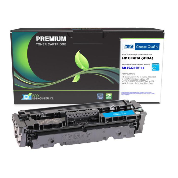 MSE Remanufactured Cyan Toner Cartridge for HP 410A (CF411A)