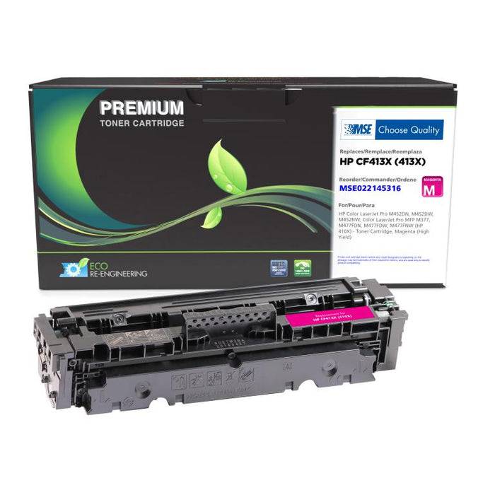 MSE Remanufactured High Yield Magenta Toner Cartridge for HP 410X (CF413X)