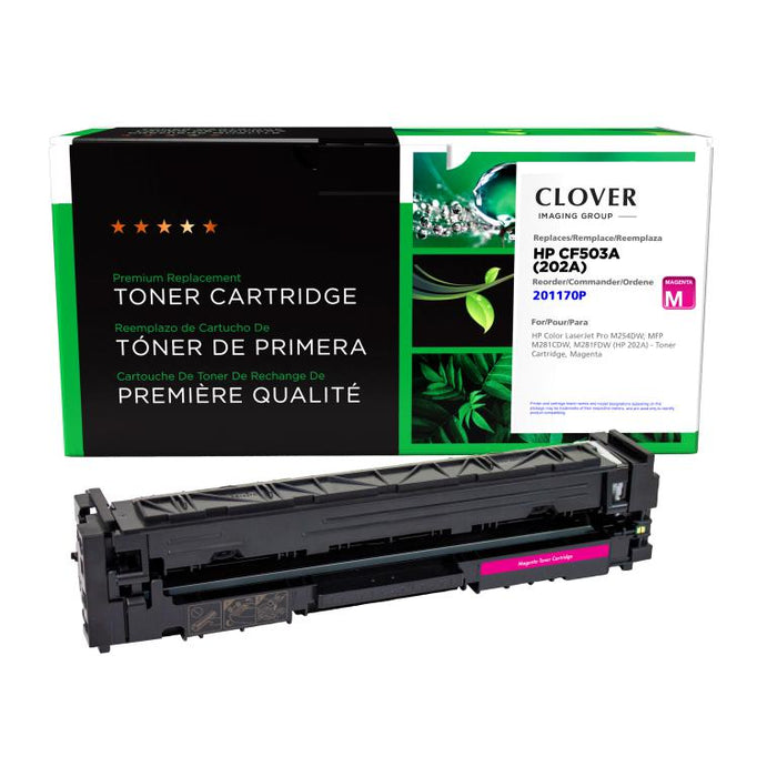 Clover Imaging Remanufactured Magenta Toner Cartridge for HP 202A (CF503A)