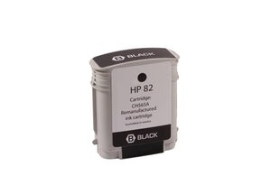 High Yield Black Wide Format Ink Cartridge for HP 82 (CH565A)