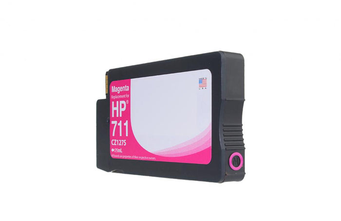 WF Remanufactured Magenta Wide Format Ink Cartridge for HP 711 (CZ131A )