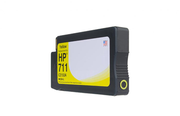 WF Remanufactured Yellow Wide Format Ink Cartridge for HP 711 (CZ132A)