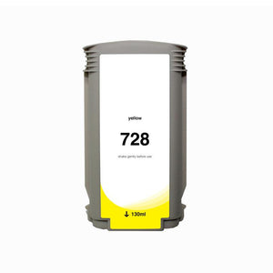 Yellow Wide Format Ink Cartridge for HP 728 (F9J65A)