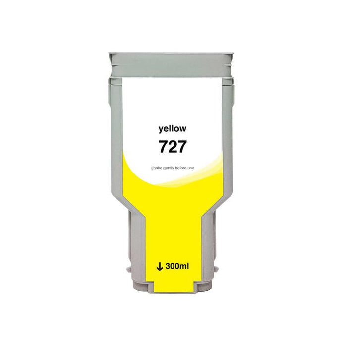 WF Non-OEM New High Yield Yellow Wide Format Ink Cartridge for HP 727 (F9J78A)