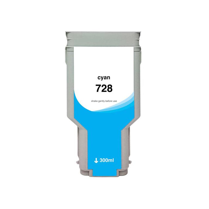 WF Non-OEM New Cyan Wide Format Ink Cartridge for HP 728 (F9K17A)