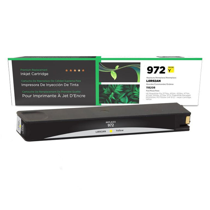 Clover Imaging Remanufactured Yellow Ink Cartridge for HP 972 (L0R92AN)