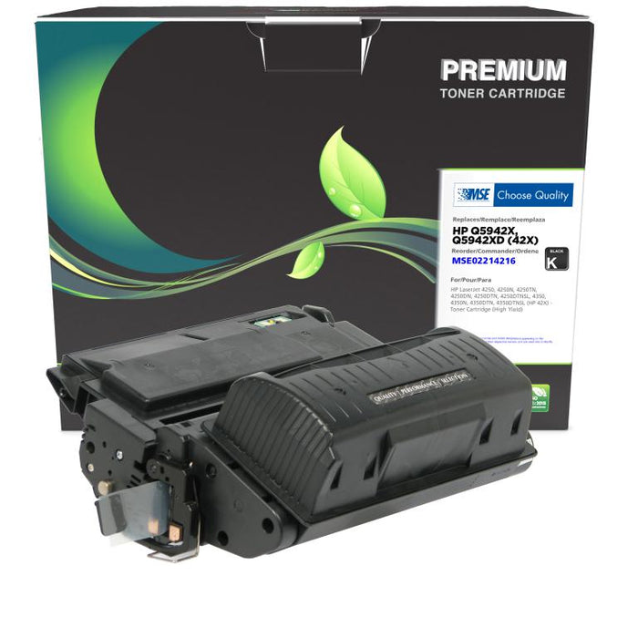 MSE Remanufactured High Yield Toner Cartridge for HP 42X (Q5942X)