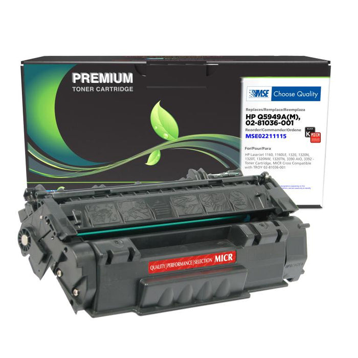 MSE Remanufactured MICR Toner Cartridge for HP Q5949A, TROY 02-81036-001