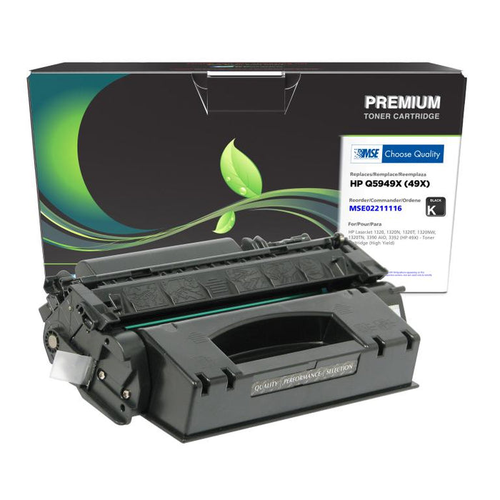 MSE Remanufactured High Yield Toner Cartridge for HP 49X (Q5949X)