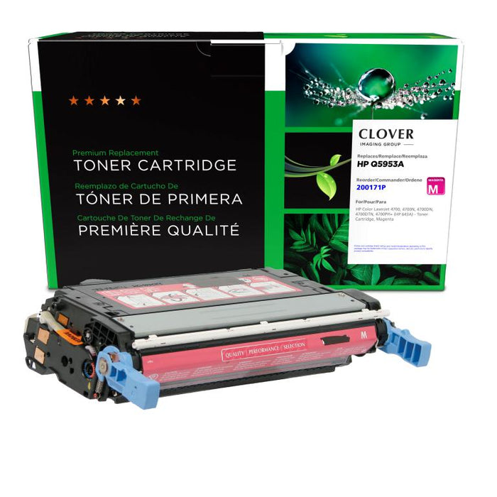 Clover Imaging Remanufactured Magenta Toner Cartridge for HP 643A (Q5953A)