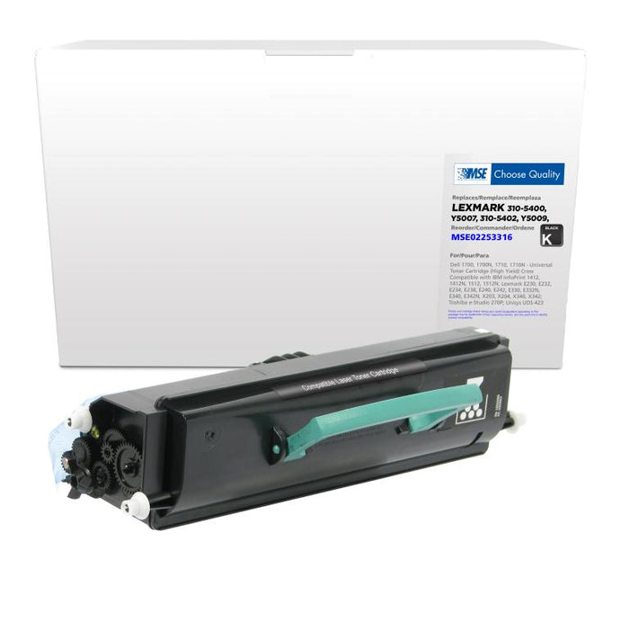 MSE Remanufactured Universal High Yield Toner Cartridge for Dell 1700/1710, IBM 1412/1512