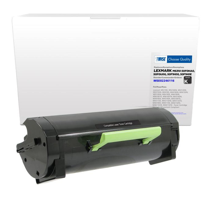 MSE Remanufactured High Yield Toner Cartridge for Lexmark MS310/MS410/MS510/MS610/MX310/MX410/MX510/MX610