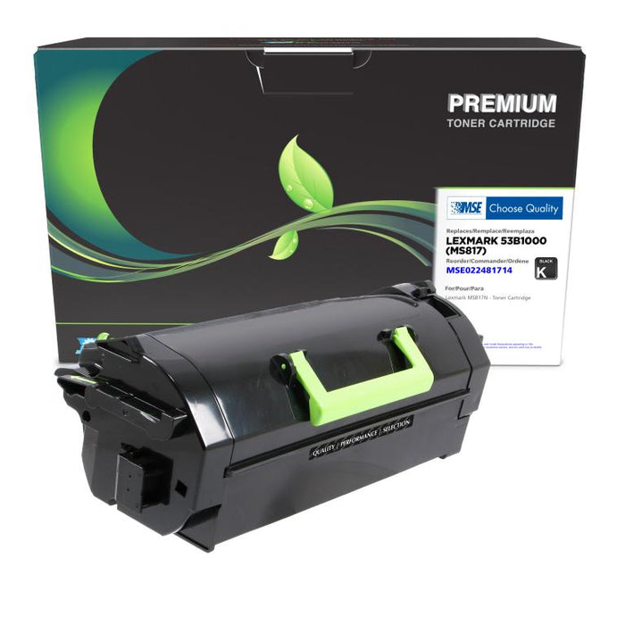 MSE Remanufactured Toner Cartridge for Lexmark MS817