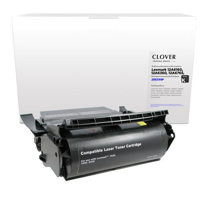 Clover Imaging Remanufactured High Yield Toner Cartridge for Lexmark T620/T622/X620