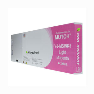 Light Magenta Wide Format Inkjet Cartridge for Mutoh VJ-MSINK3-LM220