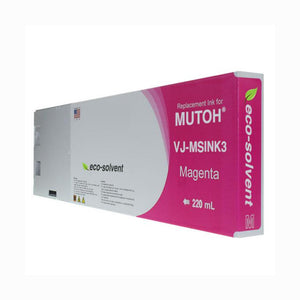 Magenta Wide Format Inkjet Cartridge for Mutoh VJ-MSINK3A-MA220
