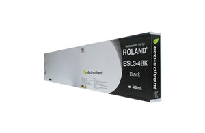 Black Wide Format Inkjet Cartridge for Roland ESL3-4BK