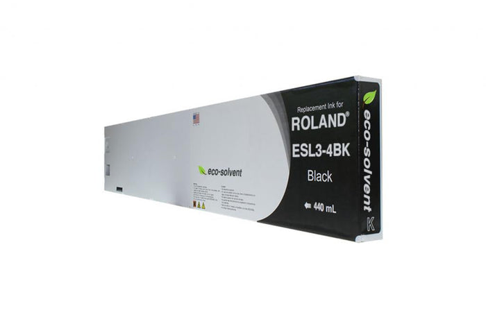 WF Non-OEM New Black Wide Format Inkjet Cartridge for Roland ESL3-4BK