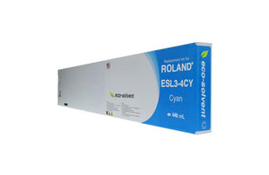 Cyan Wide Format Inkjet Cartridge for Roland ESL3-4CN