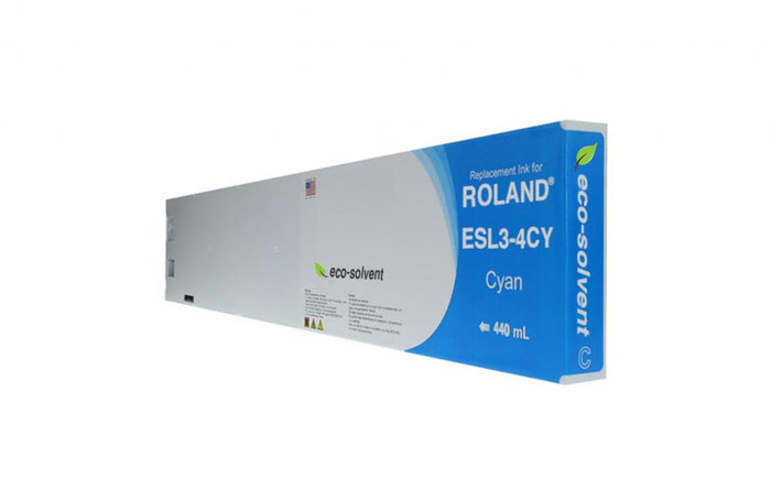 WF Non-OEM New Cyan Wide Format Inkjet Cartridge for Roland ESL3-4CN