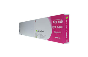 Magenta Wide Format Inkjet Cartridge for Roland ESL3-4MG