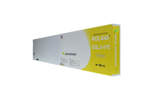 Yellow Wide Format Inkjet Cartridge for Roland ESL3-4YE