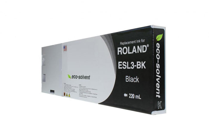 WF Non-OEM New Black Wide Format Inkjet Cartridge for Roland ESL3-BK