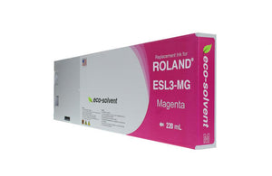 Magenta Wide Format Inkjet Cartridge for Roland ESL3-MG
