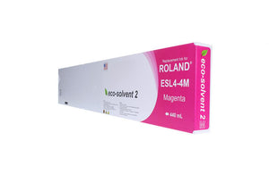 Magenta Wide Format Inkjet Cartridge for Roland ESL4-4M