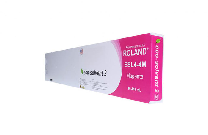 WF Non-OEM New Magenta Wide Format Inkjet Cartridge for Roland ESL4-4M