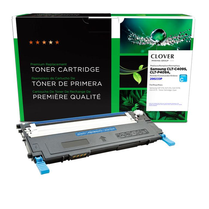 Clover Imaging Remanufactured Cyan Toner Cartridge for Samsung CLT-C409S