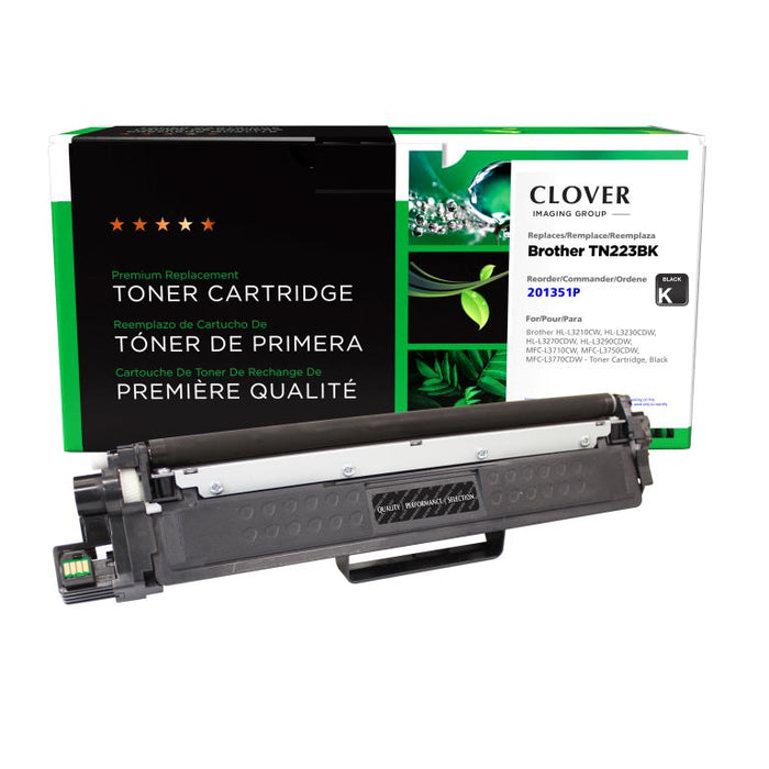 Clover Imaging Remanufactured Black Toner Cartridge for Brother TN223