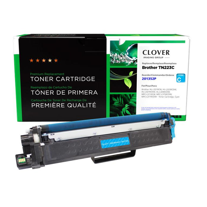 Clover Imaging Remanufactured Cyan Toner Cartridge for Brother TN223