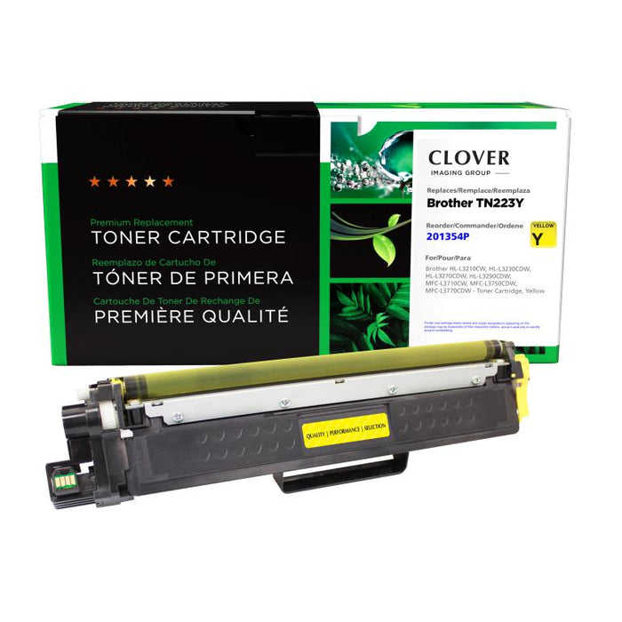 Clover Imaging Remanufactured Yellow Toner Cartridge for Brother TN223