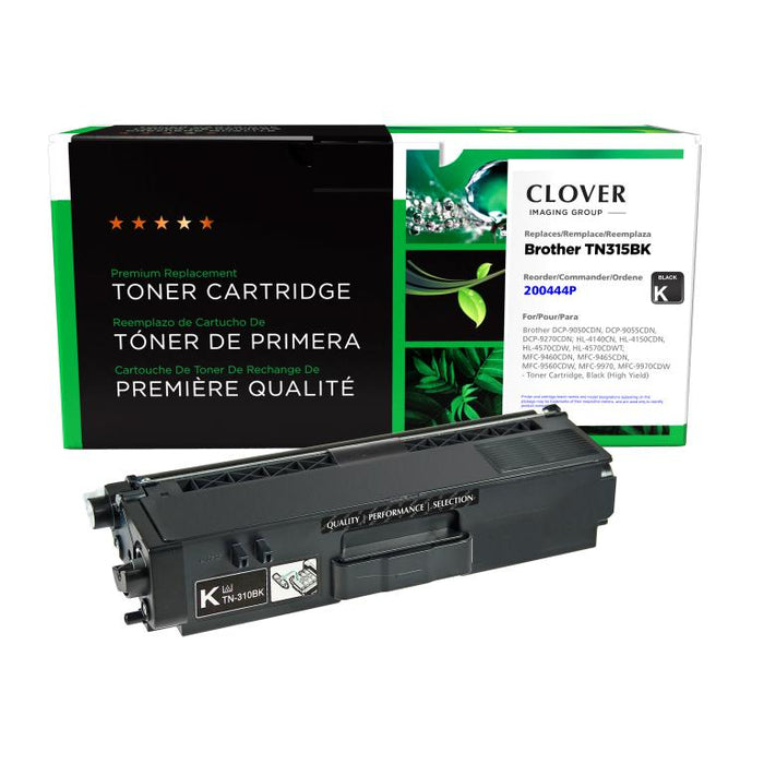 Clover Imaging Remanufactured High Yield Black Toner Cartridge for Brother TN315