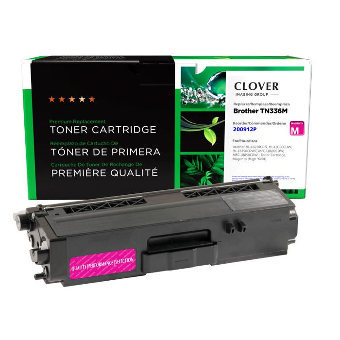 Clover Imaging Remanufactured High Yield Magenta Toner Cartridge for Brother TN336