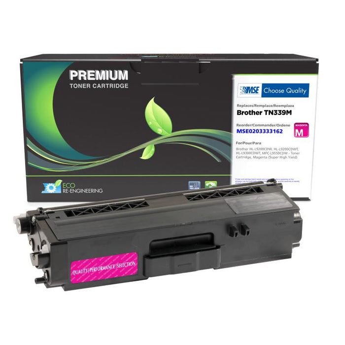MSE Remanufactured Super High Yield Magenta Toner Cartridge for Brother TN339