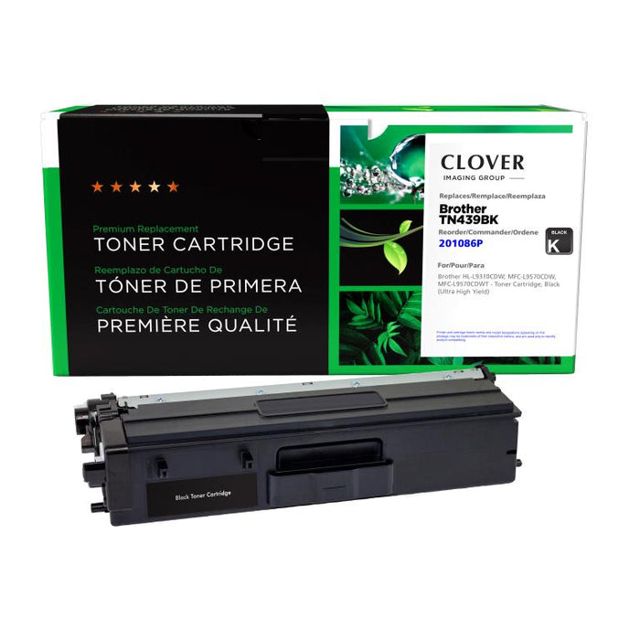 Clover Imaging Remanufactured Ultra High Yield Black Toner Cartridge for Brother TN439BK
