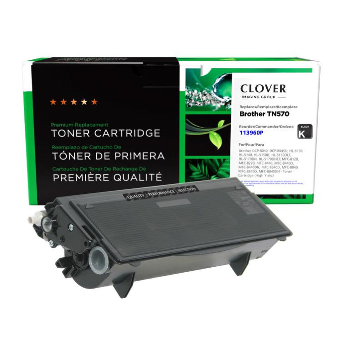 Clover Imaging Remanufactured High Yield Toner Cartridge for Brother TN570