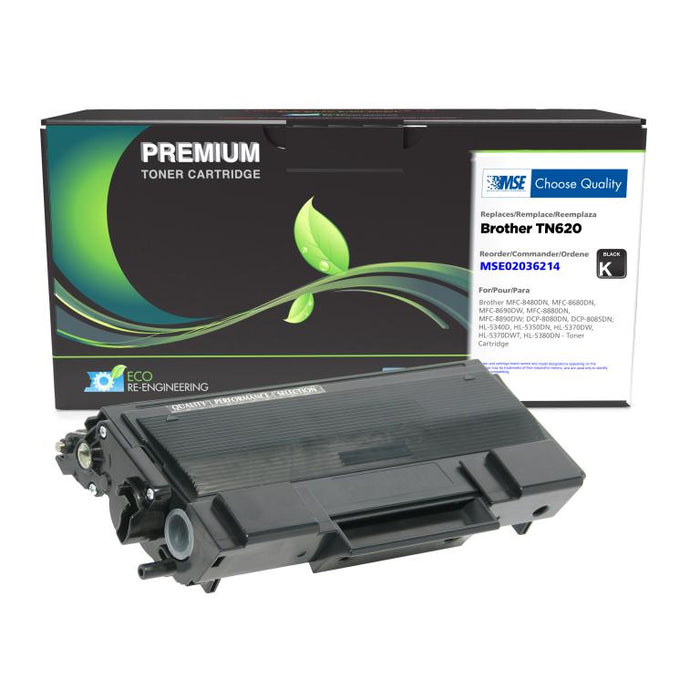 MSE Remanufactured Toner Cartridge for Brother TN620