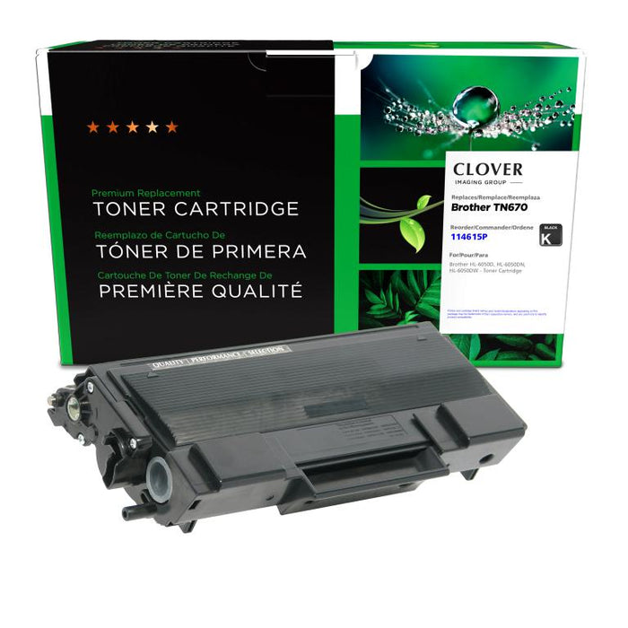Clover Imaging Remanufactured Toner Cartridge for Brother TN670