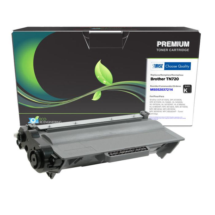 MSE Remanufactured Toner Cartridge for Brother TN720