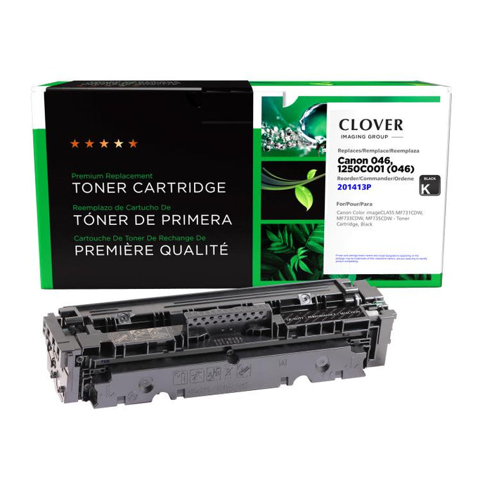 Clover Imaging Remanufactured Black Toner Cartridge for Canon 046 (1250C001)
