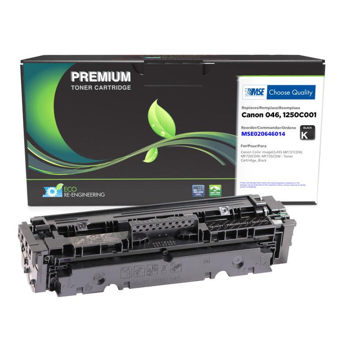 MSE Remanufactured Black Toner Cartridge for Canon 046 (1250C001)