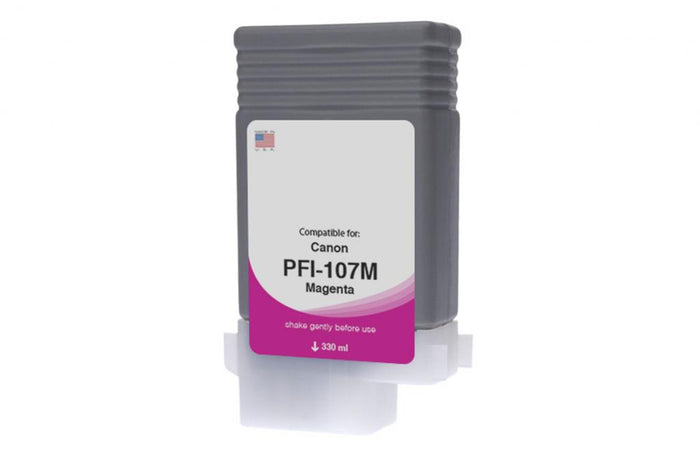 WF Non-OEM New Magenta Wide Format Ink Cartridge for Canon PFI-107 (6707B001AA)