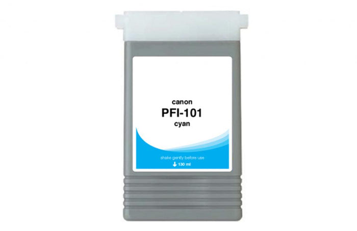 WF Non-OEM New Cyan Wide Format Ink Cartridge for Canon PFI-101 (0884B001AA)