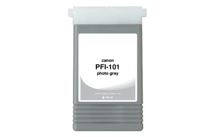 WF Non-OEM New Photo Gray Wide Format Ink Cartridge for Canon PFI-101 (0893B001AA)