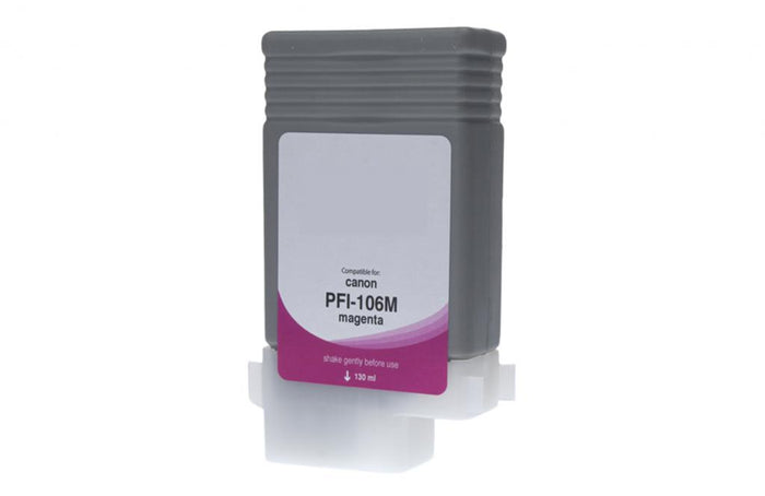 WF Non-OEM New Magenta Wide Format Ink Cartridge for Canon PFI-106 (6623B001AA)