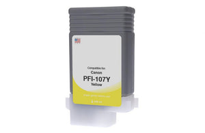 Yellow Wide Format Ink Cartridge for Canon PFI-107 (6708B001AA)