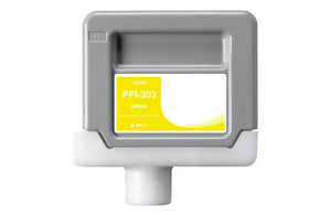 Yellow Wide Format Ink Cartridge for Canon PFI-303 (2961B001AA)